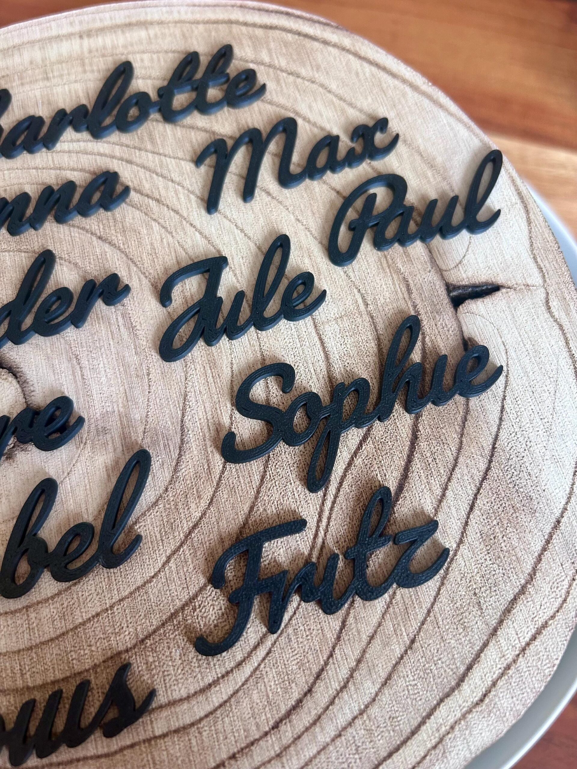 Personalisierte Namensschilder als Platzkarten – Design Modern – Bild 2